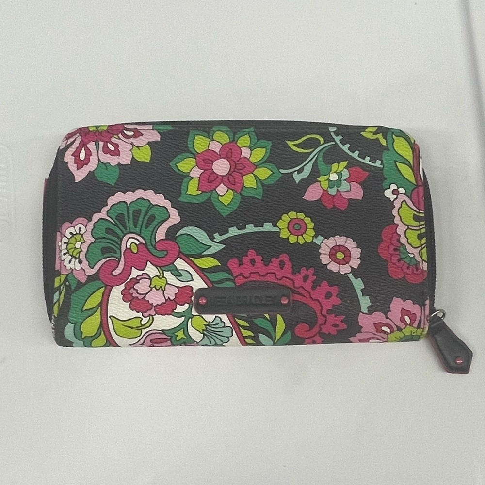 Vera Bradley | Petal Paisley Zip Around Wallet